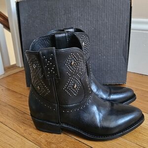 Frye Billy Studded Cowboy Boots
